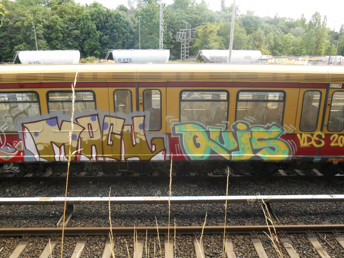 Graffiti Train - Photo by RealGOG - Magu, Magoo, quis