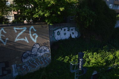 Graffiti Bombing - Photo by RealGOG - OBS, Think
