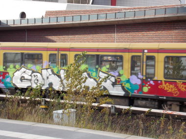 Graffiti Train - Photo by RealGOG - Coa, War, Berlin