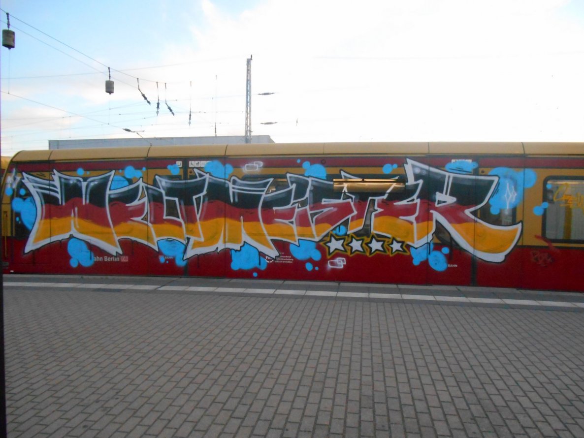 Graffiti Train - Photo by RealGOG - WMR, Weltmeister, Berlin (2014)