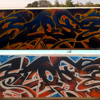 Graffiti Wall - Photo by RealStokey - stoke, graffiti (2015)