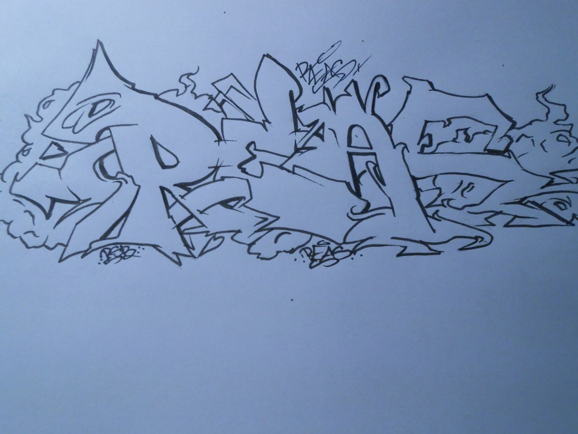 Graffiti Sketch - Photo by Reas97One