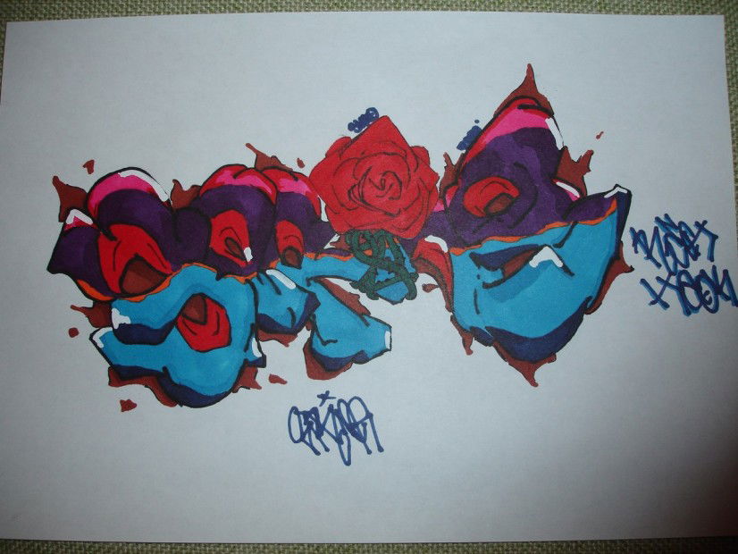 Graffiti Sketch in Msk - Photo by RechOne - ????, Neok, Rech (2012)