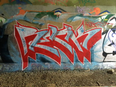 Graffiti Wall - Photo by ReckOner - Bremerhaven (2016)