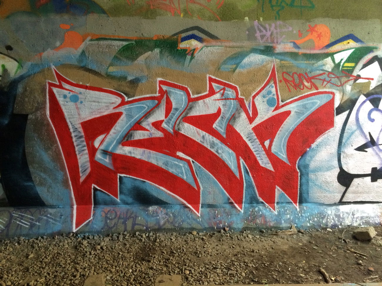 Graffiti Wall - Photo by ReckOner - Bremerhaven (2016)