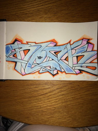 Graffiti Sketch - Photo by ReckOner - bremerhaven (2016)