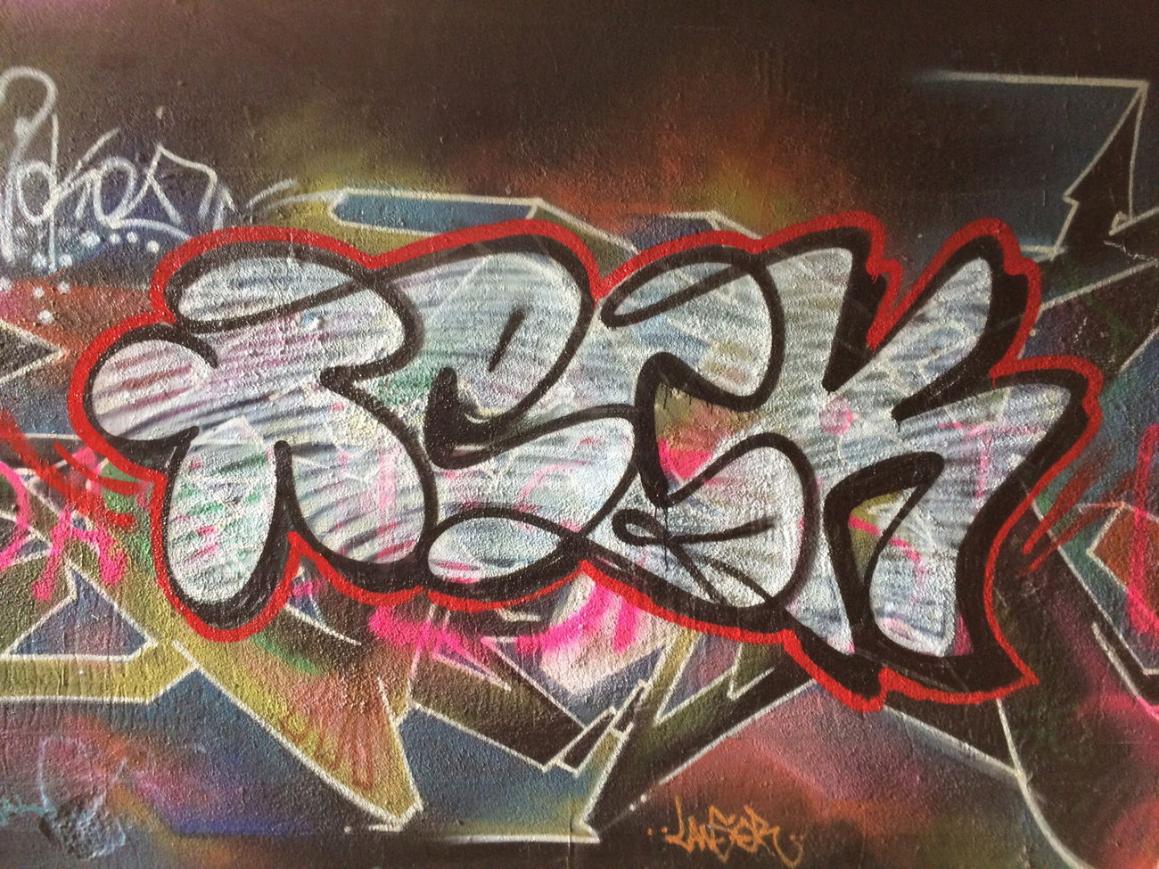 Graffiti Wall - Photo by ReckOner - Bremerhaven (2016)