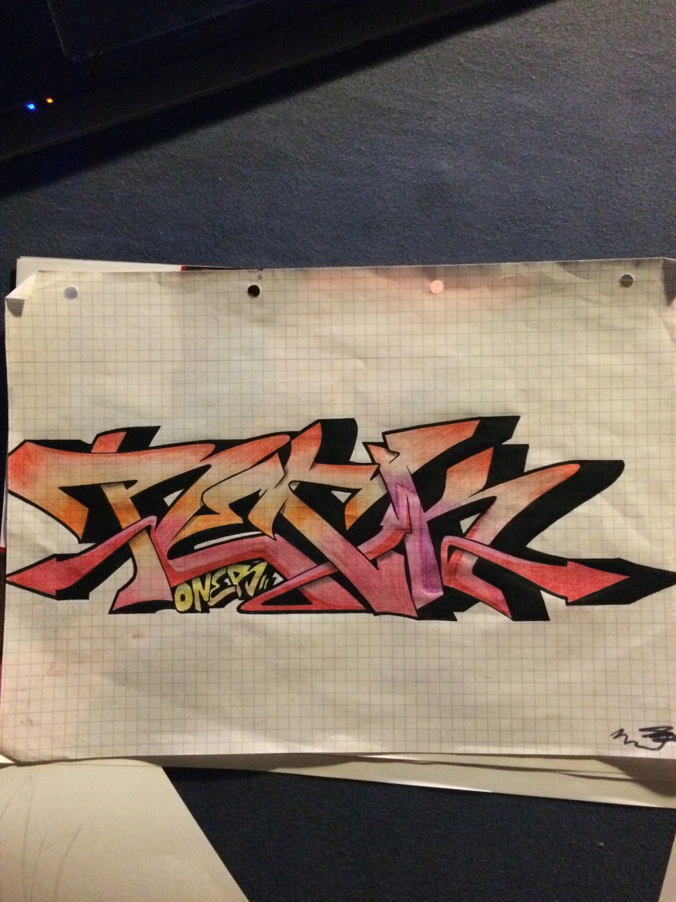 Graffiti Sketch - Photo by ReckOner - bremerhaven