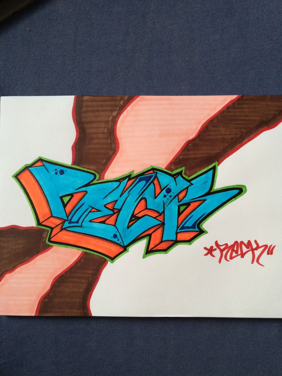 Graffiti Sketch - Photo by ReckOner - bremerhaven (2016)