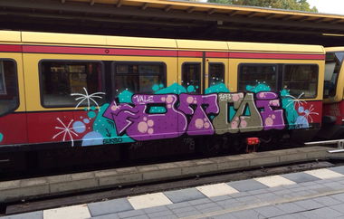 Graffiti Train - Photo by RedOrBlue - Otsi, tour, Moas