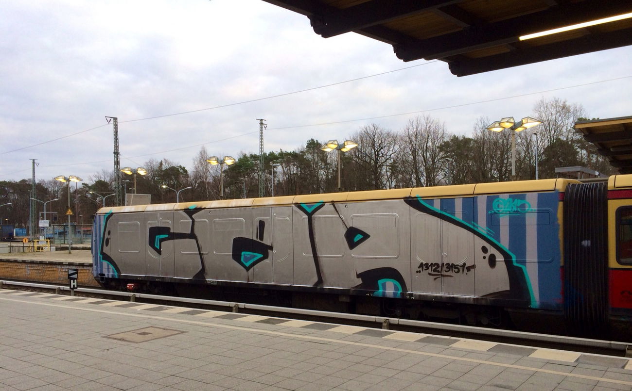 Graffiti Train - Photo by RedOrBlue - Coa, Berlin, Coalas