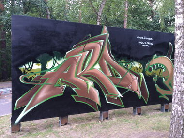 Graffiti Wall - Photo by RedOrBlue - ARD, Ricoe, Rico