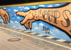 Graffiti Train - Photo by RedOrBlue - Oups, Rocko, Rck