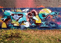 Graffiti Wall - Photo by RedOrBlue - Games, Berlin, Hall