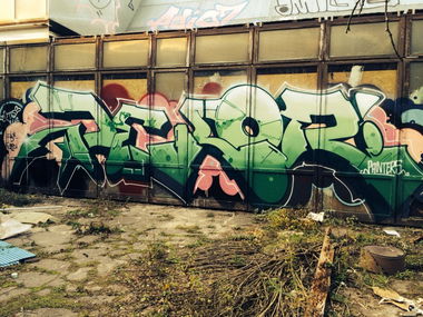 Graffiti Wall - Photo by RedOrBlue - Pekor, Painters, Fb