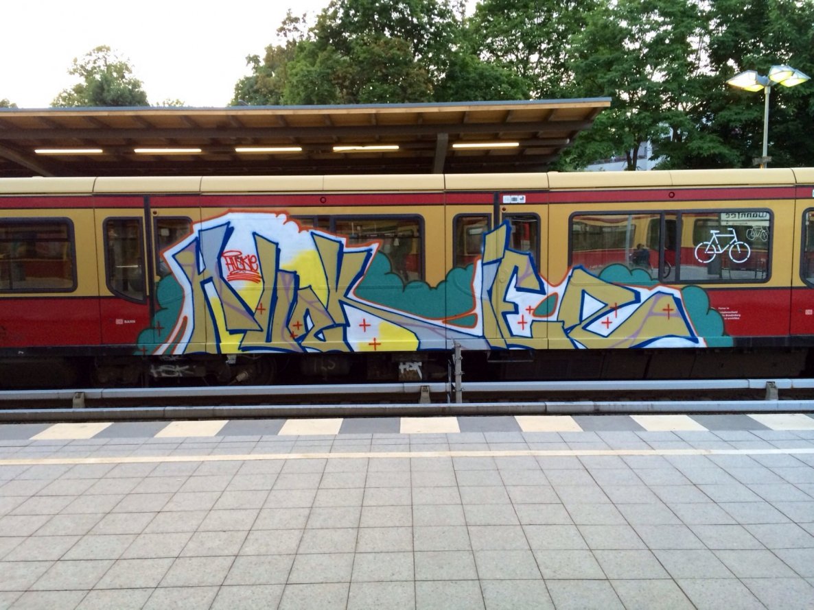 Graffiti Train - Photo by RedOrBlue - Hsk, Huskies