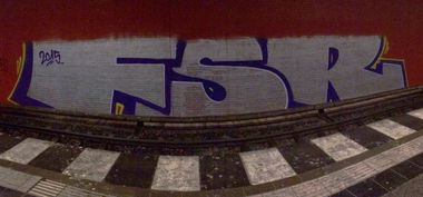 Graffiti Bombing - Photo by RedOrBlue - Fsr, Finisher, Feuerbachstrasse