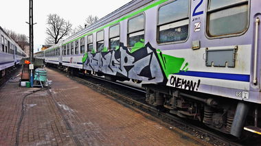 Graffiti Train in Poland - Photo by ReefaPlay (2016)