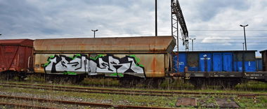 Graffiti Train in Gmina Parz?Czew - Photo by ReefaPlay