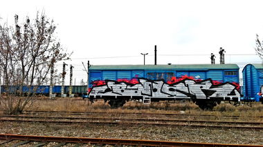 Graffiti Train in Poland - Photo by ReefaPlay (2016)