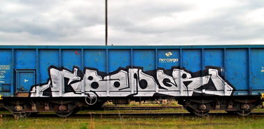 Graffiti Train in Gmina Parz?Czew - Photo by ReefaPlay