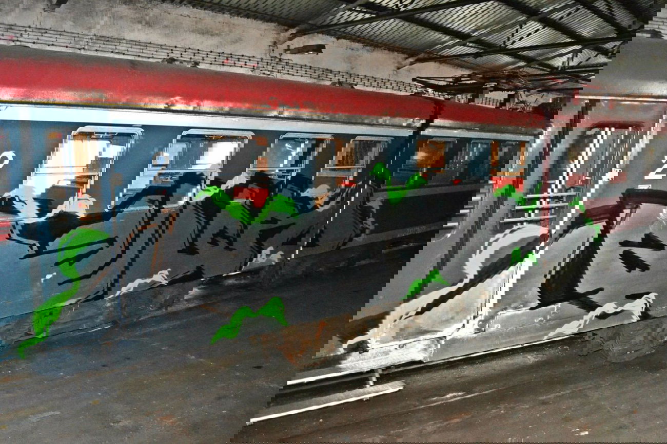 Graffiti Train in Skórka - Photo by ReefaPlay