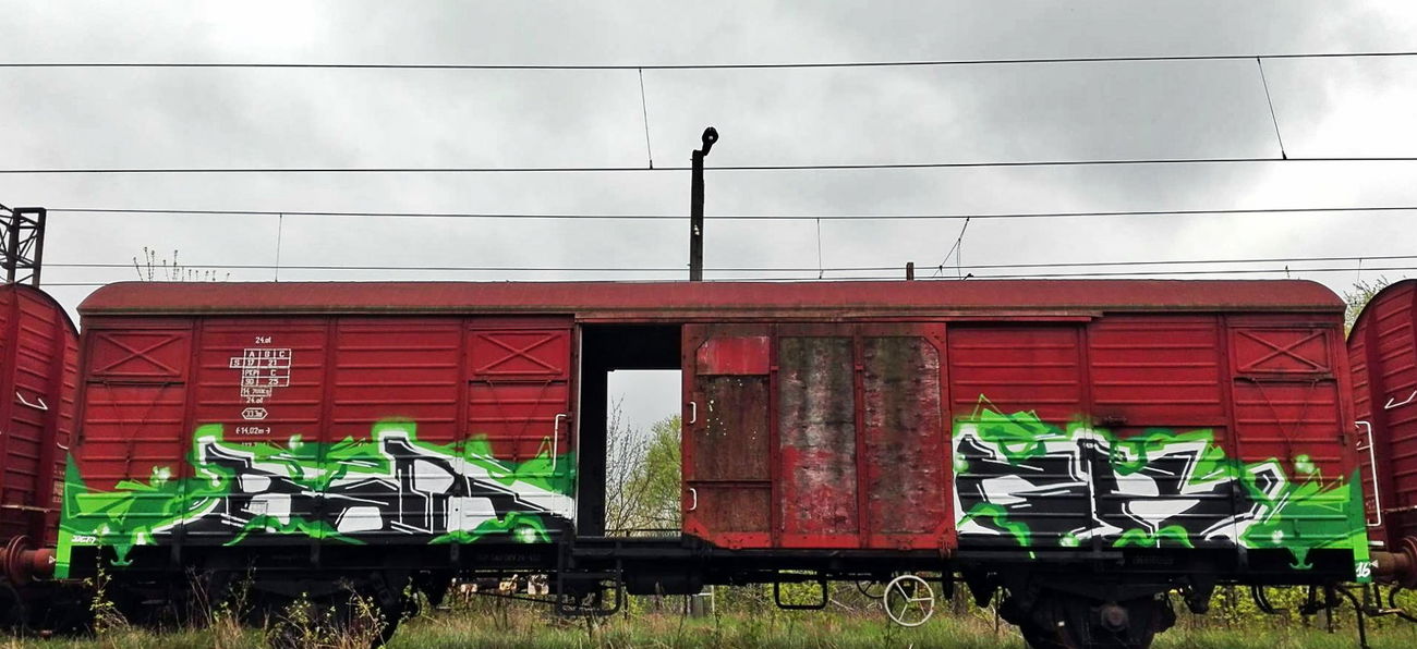 Graffiti Train in Poland - Photo by ReefaPlay (2016)