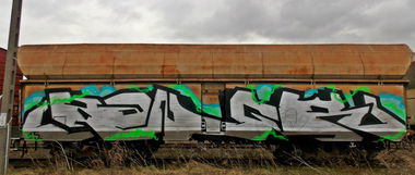 Graffiti Train in Skórka - Photo by ReefaPlay