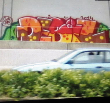 Graffiti Wall in Düsseldorf - Photo by Regenman - Debil