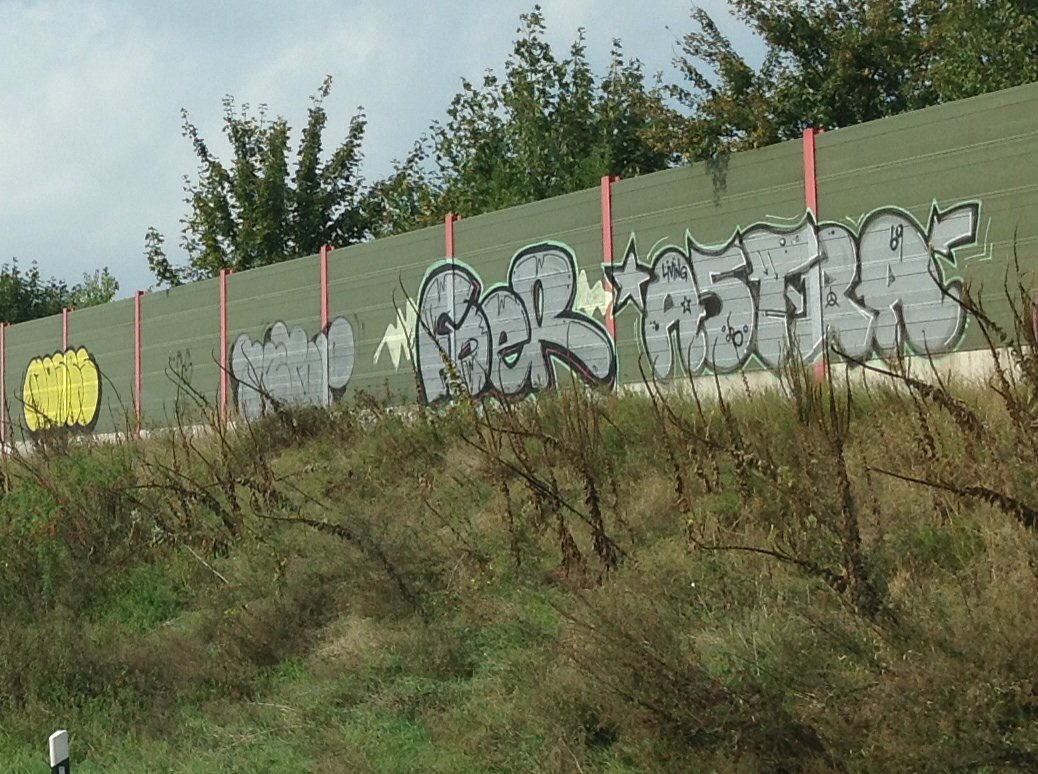 Graffiti Bombing - Photo by Regenman - A2, h-over (2014)