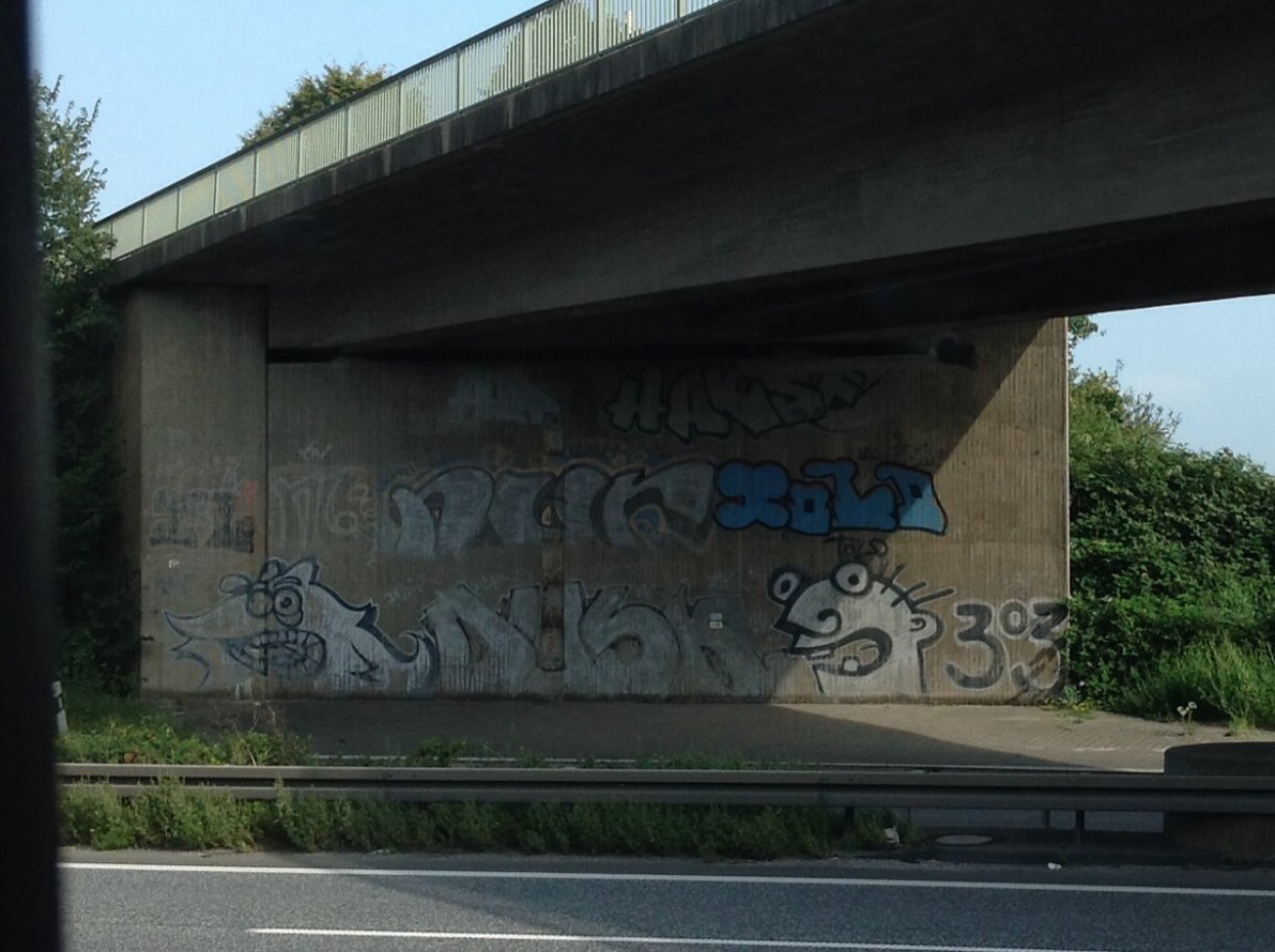 Graffiti Bombing - Photo by Regenman - !?!