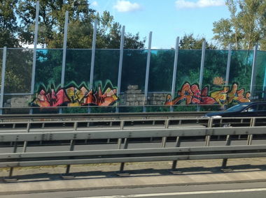 Graffiti Bombing - Photo by Regenman