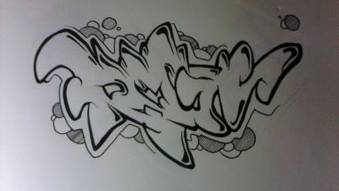 Graffiti Sketch - Photo by Regs