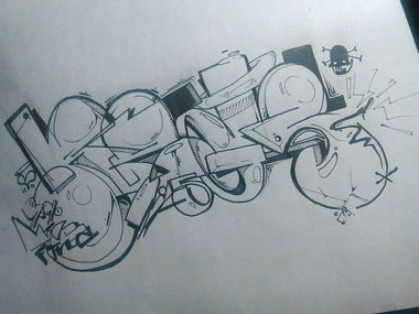 Graffiti Sketch - Photo by Regs