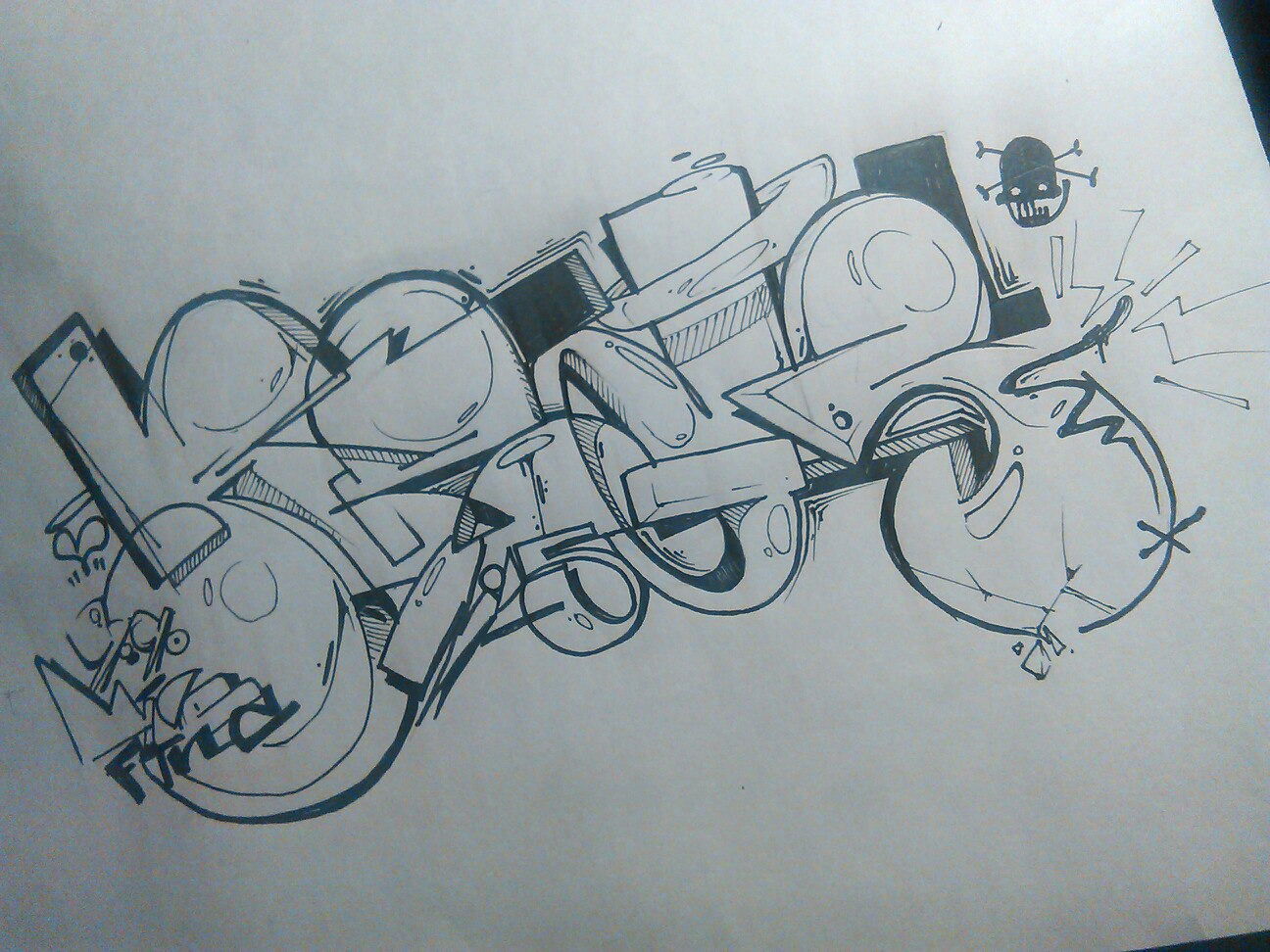 Graffiti Sketch - Photo by Regs