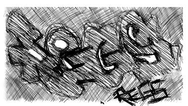Graffiti Sketch - Photo by Regs
