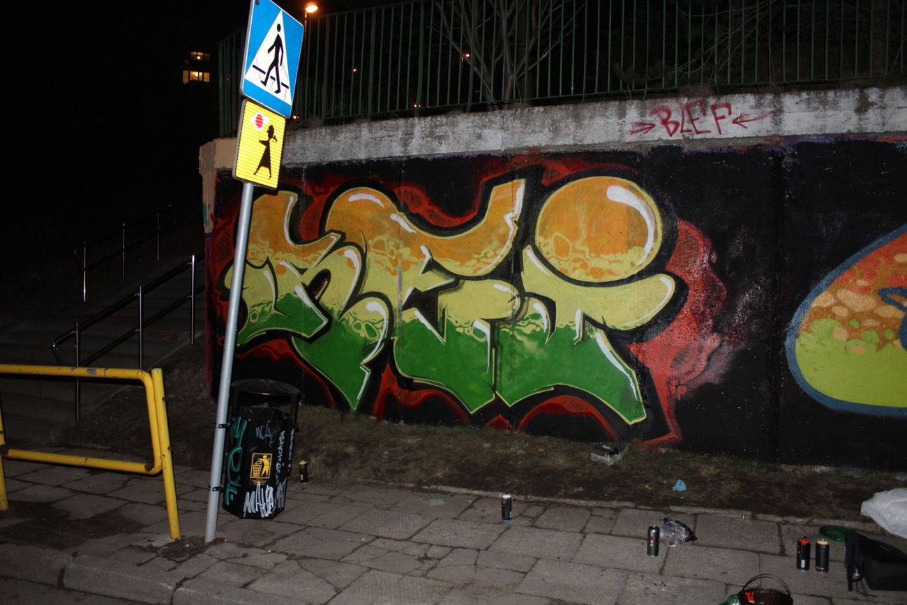 Graffiti Wall - Photo by Rei - rei, psk, olsztyn (2016)