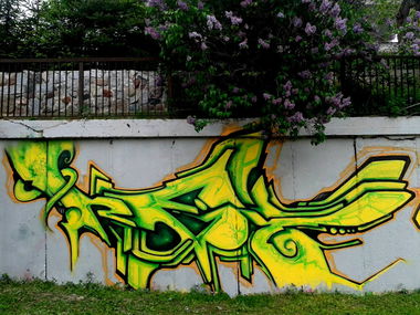 Graffiti Wall - Photo by Rei - rei, psk, olsztyn