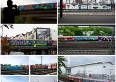 Graffiti Train in Hamburg - Photo by Reimemonster - Hamburg, Train, wc