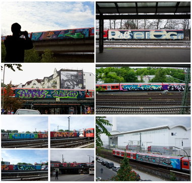 Graffiti Train in Hamburg - Photo by Reimemonster - Hamburg, Train, wc