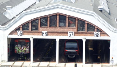 Graffiti Train in hamburg - Photo by Reimemonster (1999)