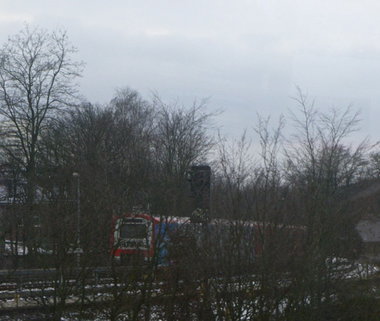 Graffiti Train in Hamburg - Photo by Reimemonster