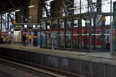 Graffiti Train in hamburg - Photo by Reimemonster - bk