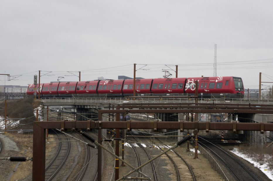 Graffiti Train in copenhagen - Photo by Reimemonster