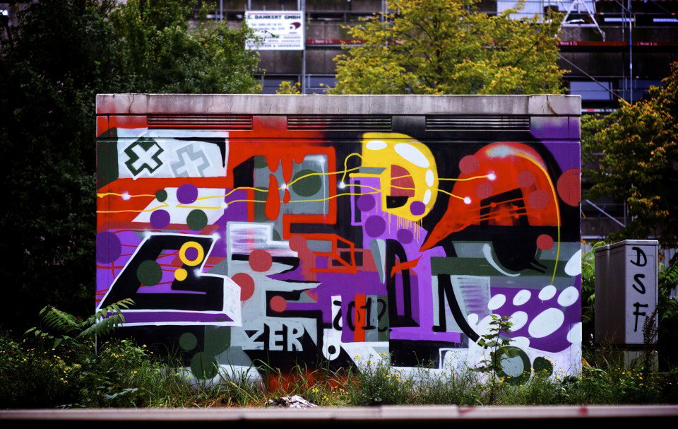 Graffiti Wall in hamburg - Photo by Reimemonster - zero