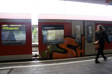 Graffiti Train - Photo by Reimemonster