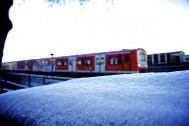 Graffiti Train in hamburg - Photo by Reimemonster