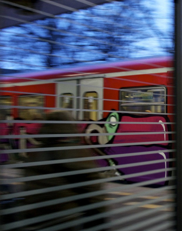 Graffiti Train - Photo by Reimemonster