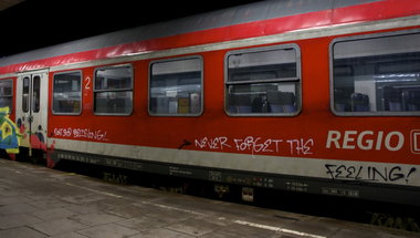 Graffiti Train - Photo by Reimemonster