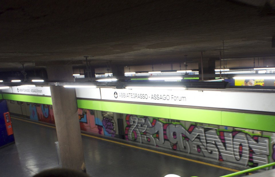 Graffiti Train - Photo by Reimemonster